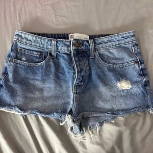 RSQ Distressed Blue Jean Shorts